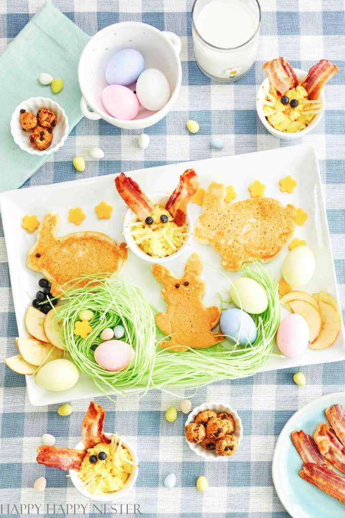 bunny charcuterie board breakfast
