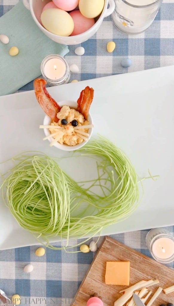 bunny shaped appetizers