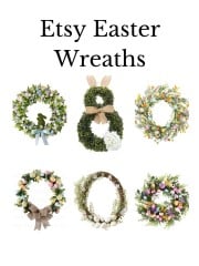 etsy easter wreaths