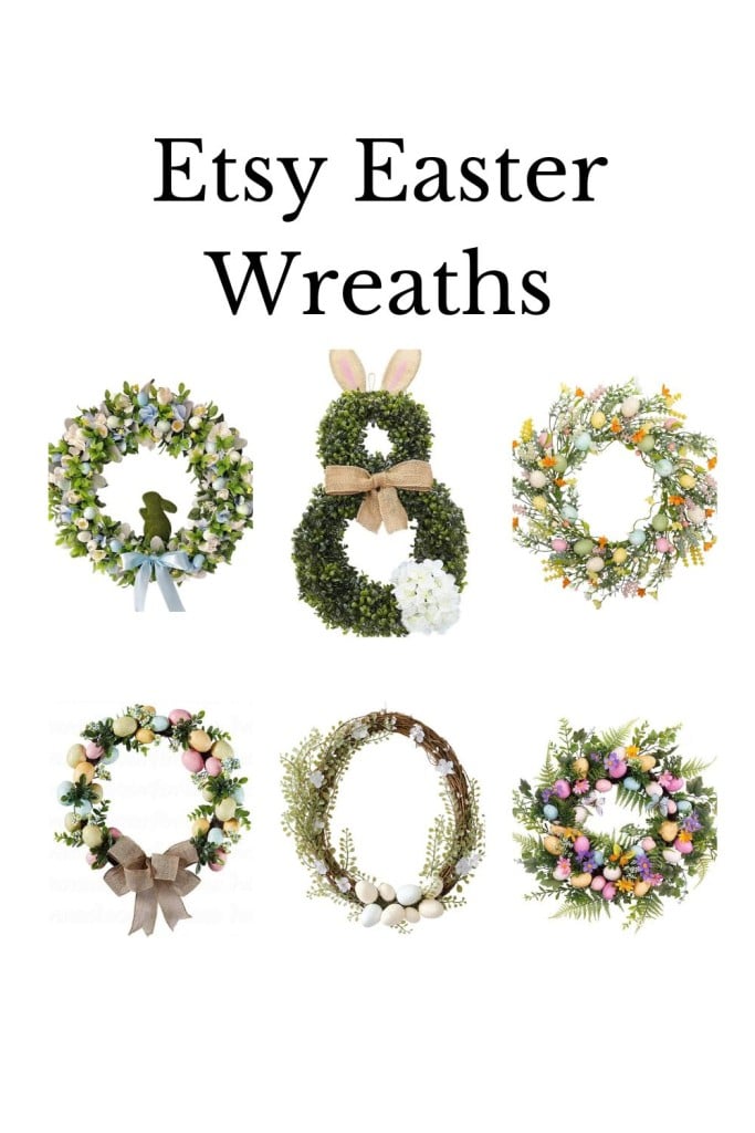 etsy easter wreaths