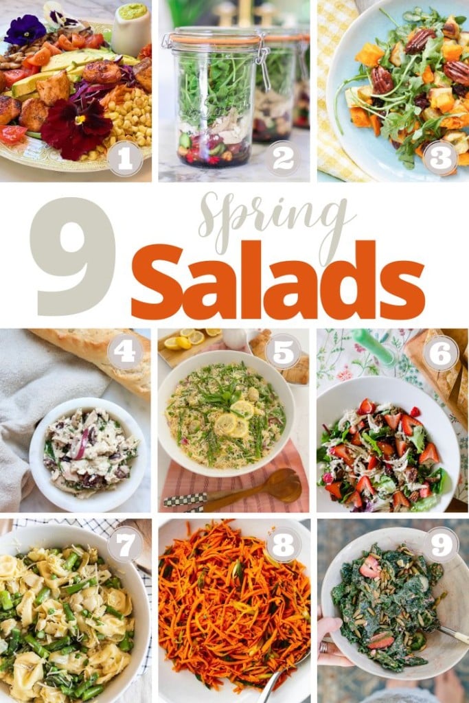 9 spring salad recipe image