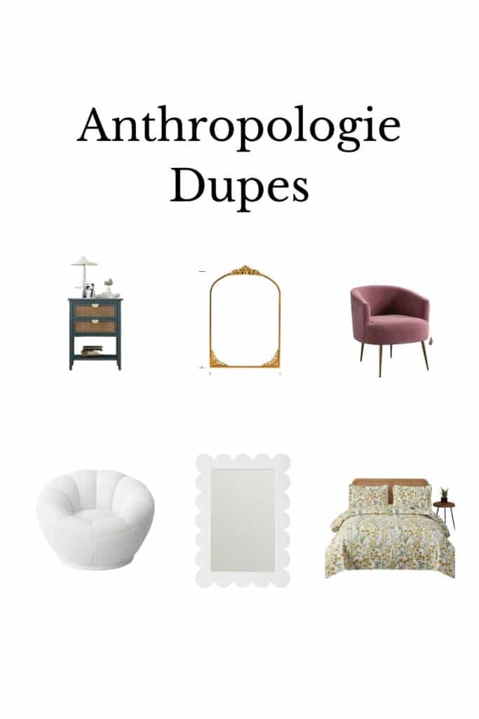anthropologie dupes