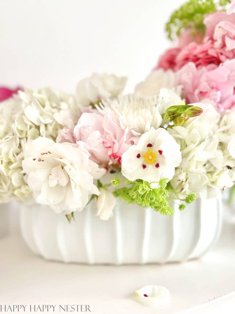 How to Create Peony Arrangements - Happy Happy Nester