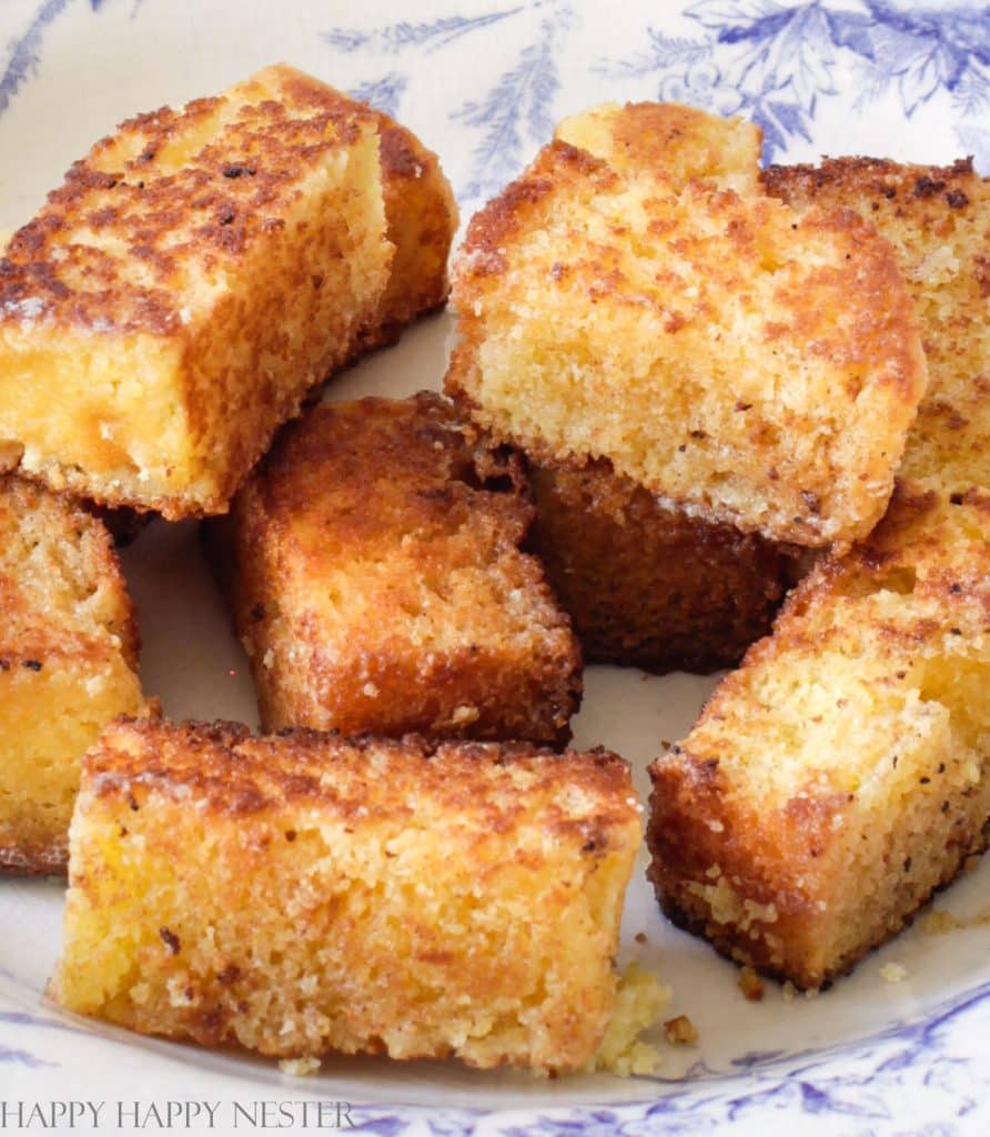 small fried cornbread sticks