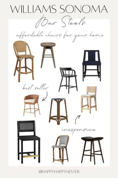 Check it out: Williams Sonoma Bar Stools - the fantastic way to jazz up your home! These chairs are like the rockstars of seating options!