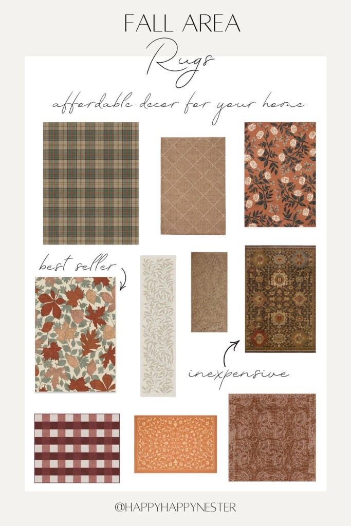 fall area rugs