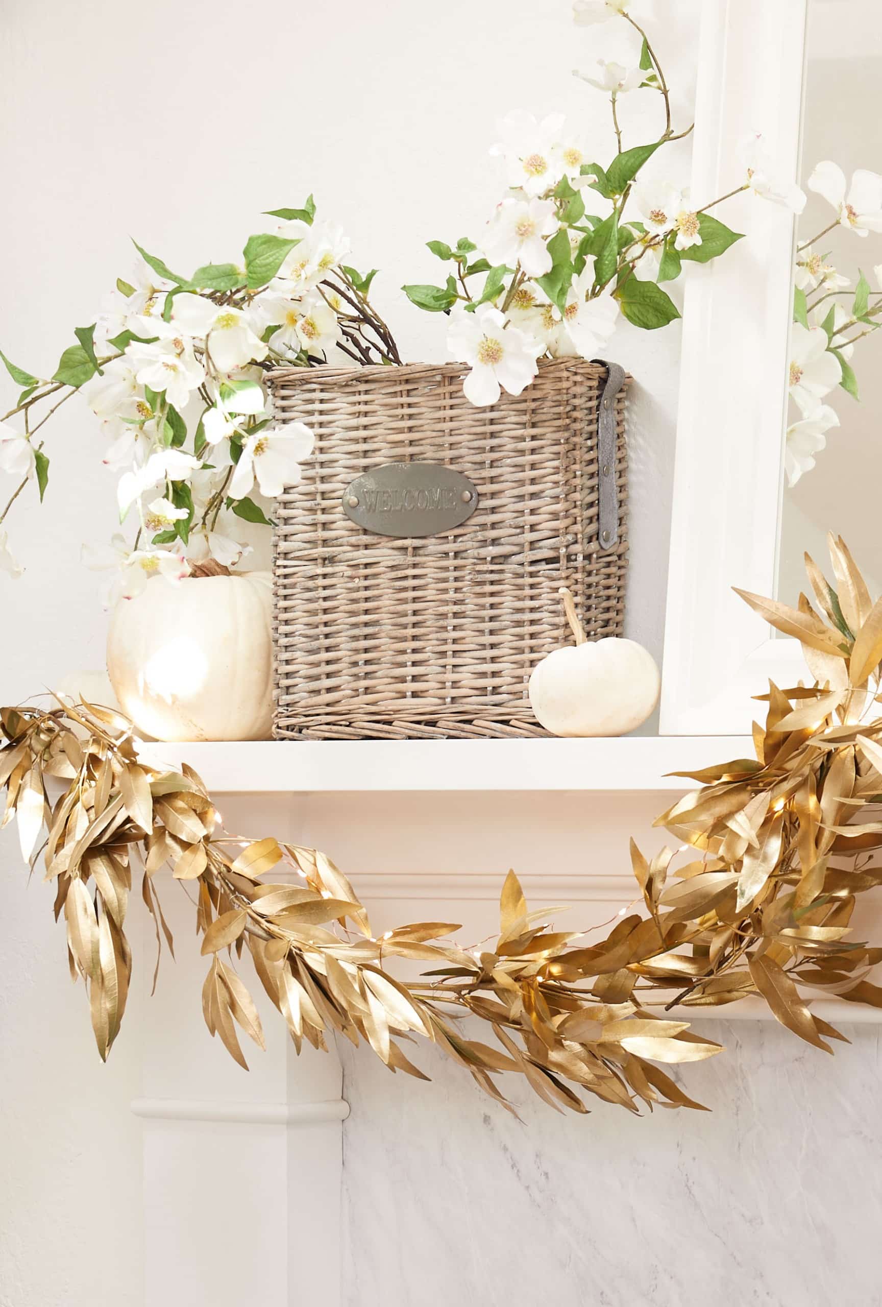 DIY Copper Magnolia Wreath from Paper Bags - DIY Beautify