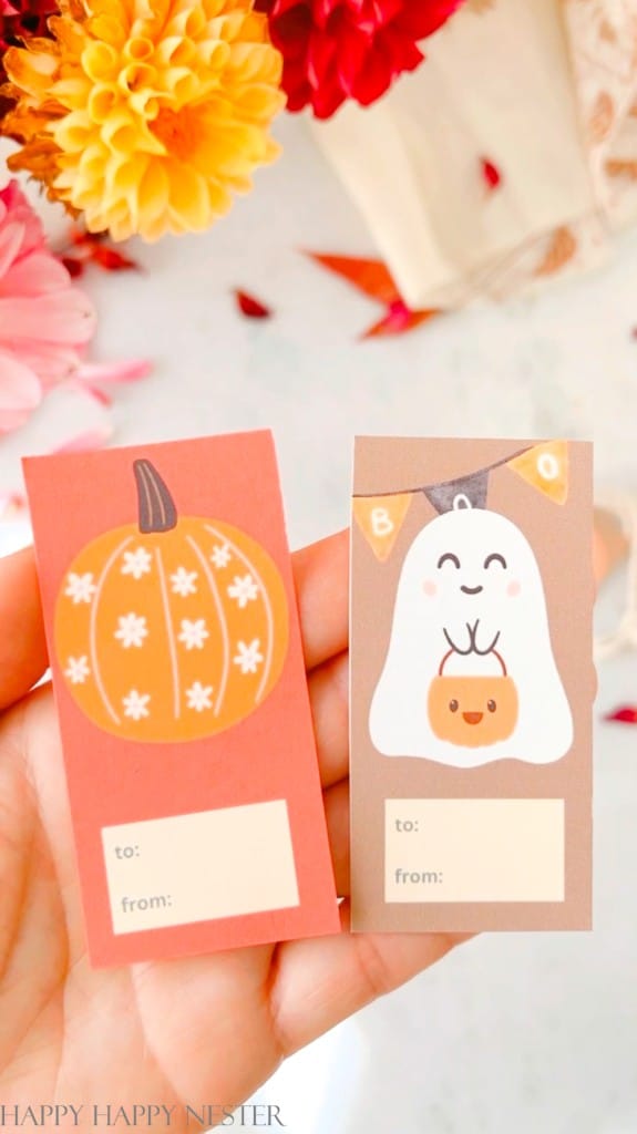 Free Printable Halloween Gift Tags - Happy Happy Nester