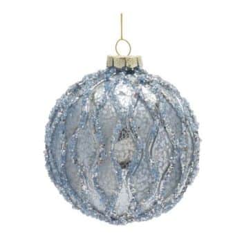 blue and gold christmas tree decorations