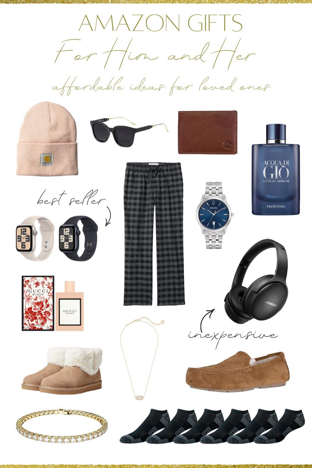 Amazon Gifts for Him and Her Happy Happy Nester