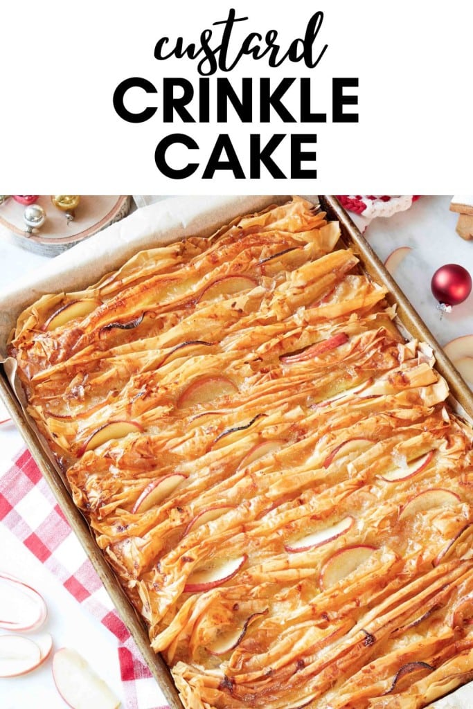 This delightful crinkle cake with phyllo dough is a simple culinary masterpiece that's all the rage in the baking community. Experience this delicious dessert, a blend of crispy, flaky layers of phyllo dough with the sweet, indulgent flavors of crinkle cake, creating a dessert that's not just delicious but also creamy with an egg custard.