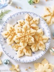 Snowflake Sugar Cookies (with Sprinkles) decorated-snowflake-sugar-cookies-1