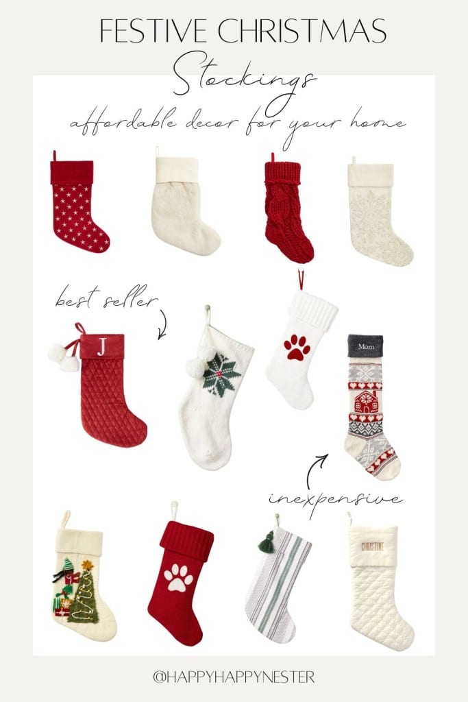 festive christmas stockings