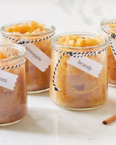 four jars of applesauce without sugar