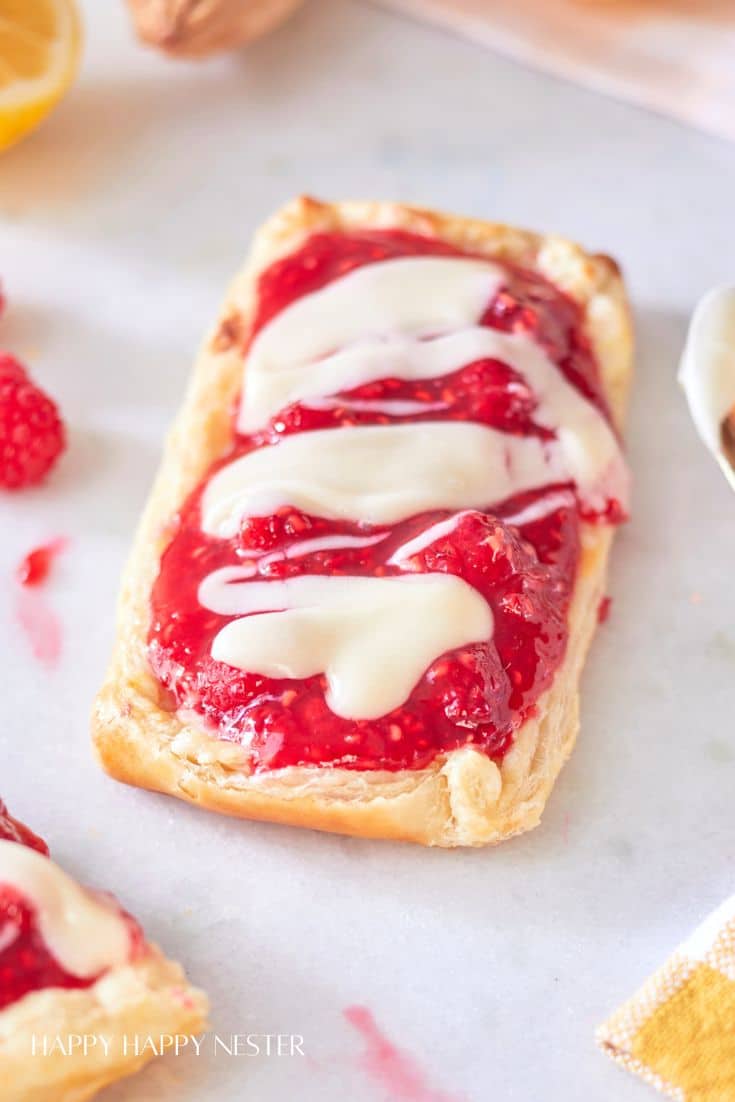 Raspberry Puff Pastry Tart Happy Happy Nester