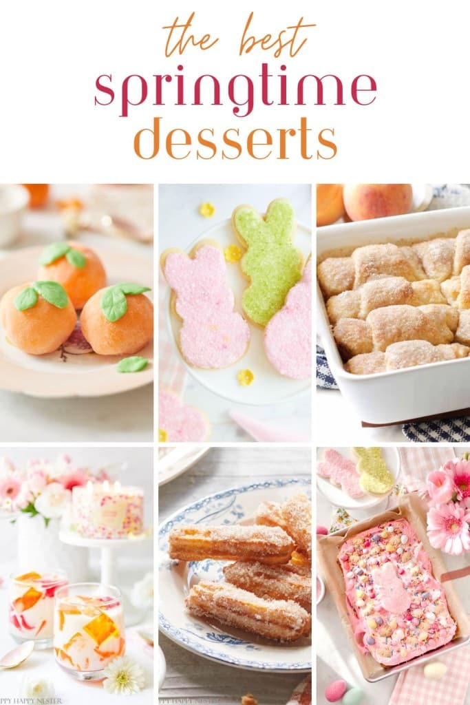 The Best Springtime Desserts pin image