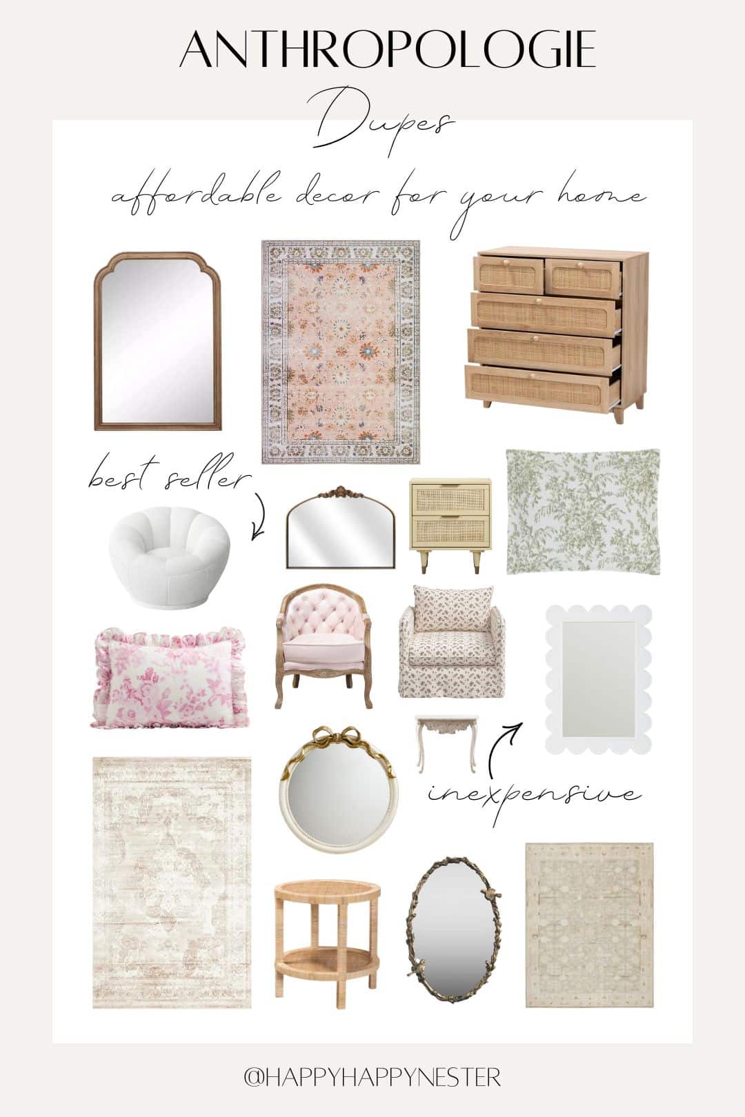 Anthropologie Dupes Happy Happy Nester