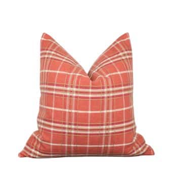 fall plaid throw pillows