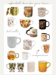 autumn leaves mugs