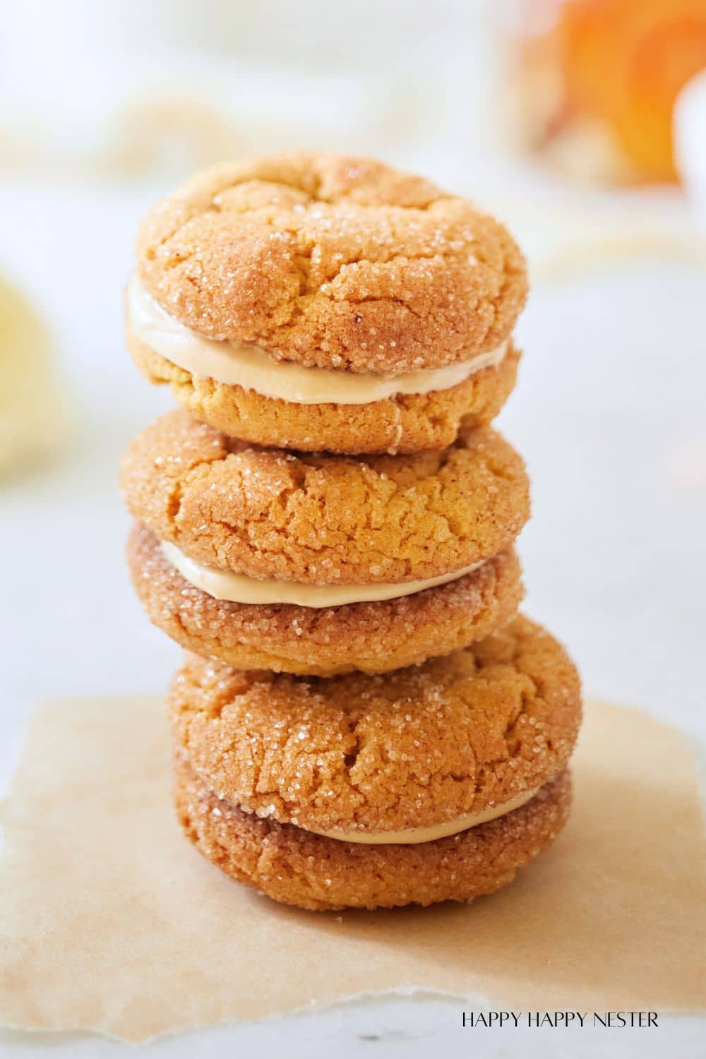 Pumpkin Cream Cheese Cookies - Happy Happy Nester