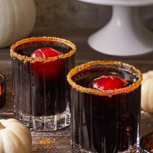 Black Cocktail Drink