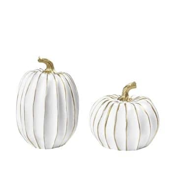 elegant white fall decor