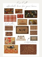 doormats for fall