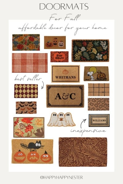 doormats for fall