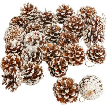 white christmas tree brown decorations amazon