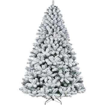 Christmas Tree with Green and Gold Decorations (Amazon).