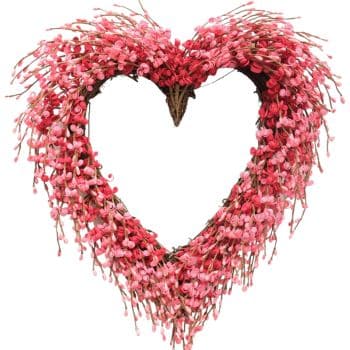 valentine's day wreath ideas