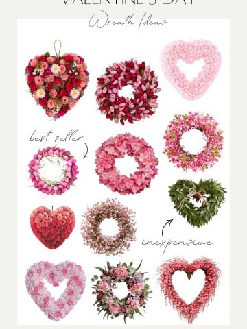 valentine's day wreath ideas