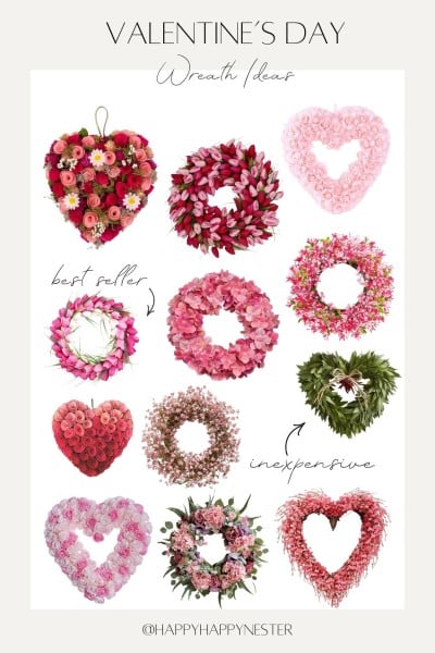 valentine's day wreath ideas