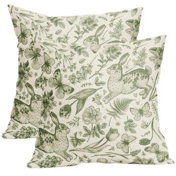 spring themed throw pillows