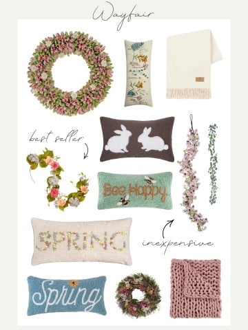 spring home decor (wayfair)