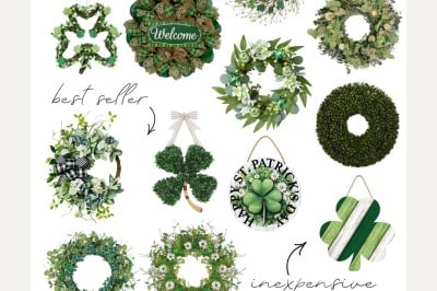 st. patrick's day wreaths for door