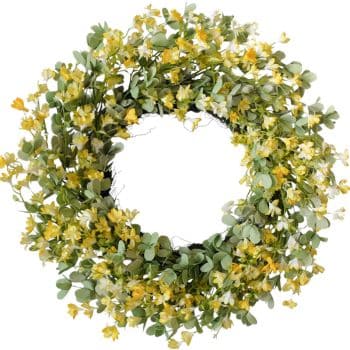 colorful summer wreaths