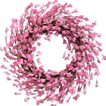 colorful summer wreaths