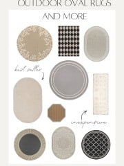 outdoor oval rugs and more