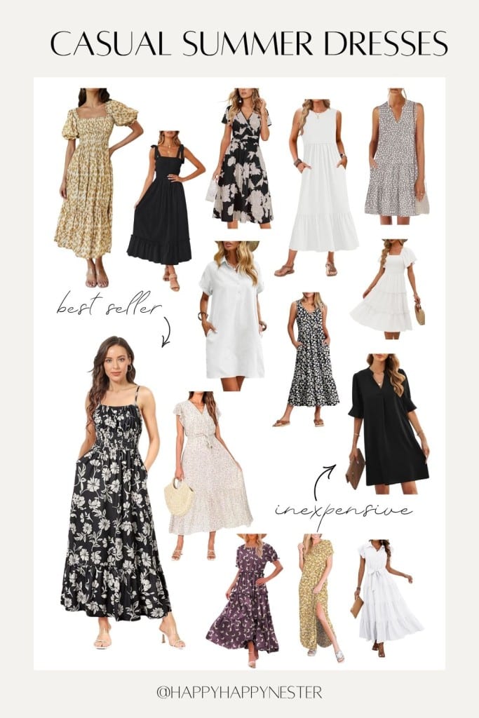 casual summer dresses for women