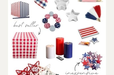patriotic table decor