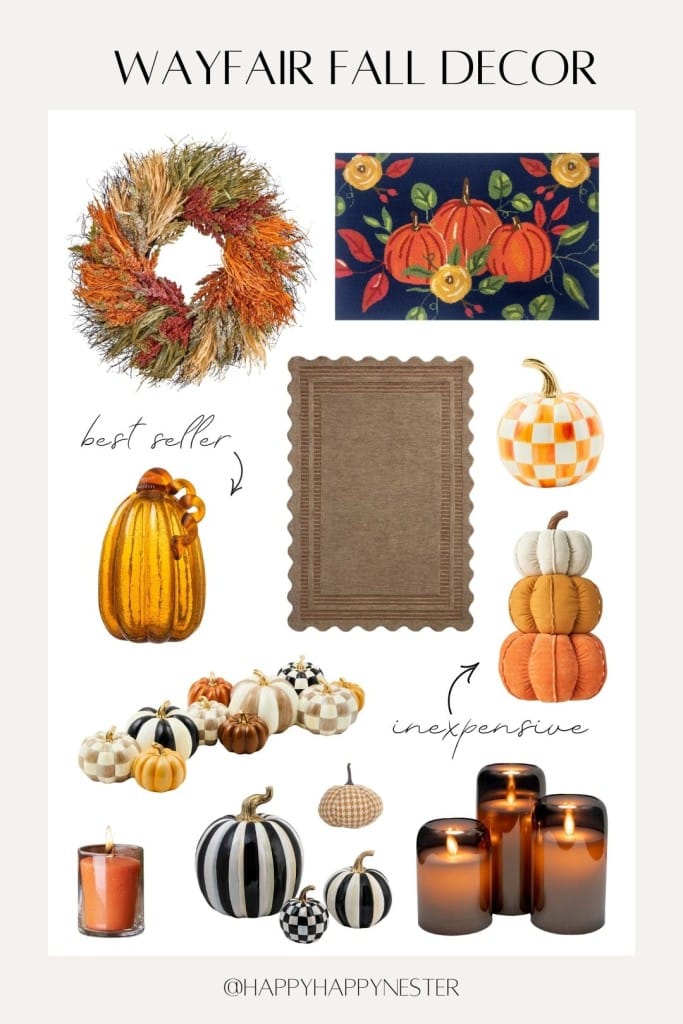 wayfair fall decor