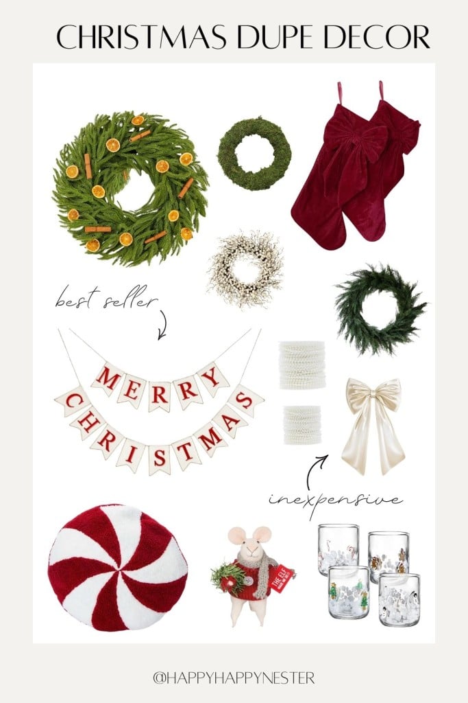 christmas dupe decorations