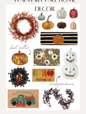 walmart fall home decor