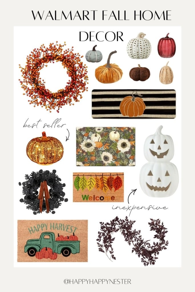 walmart fall home decor