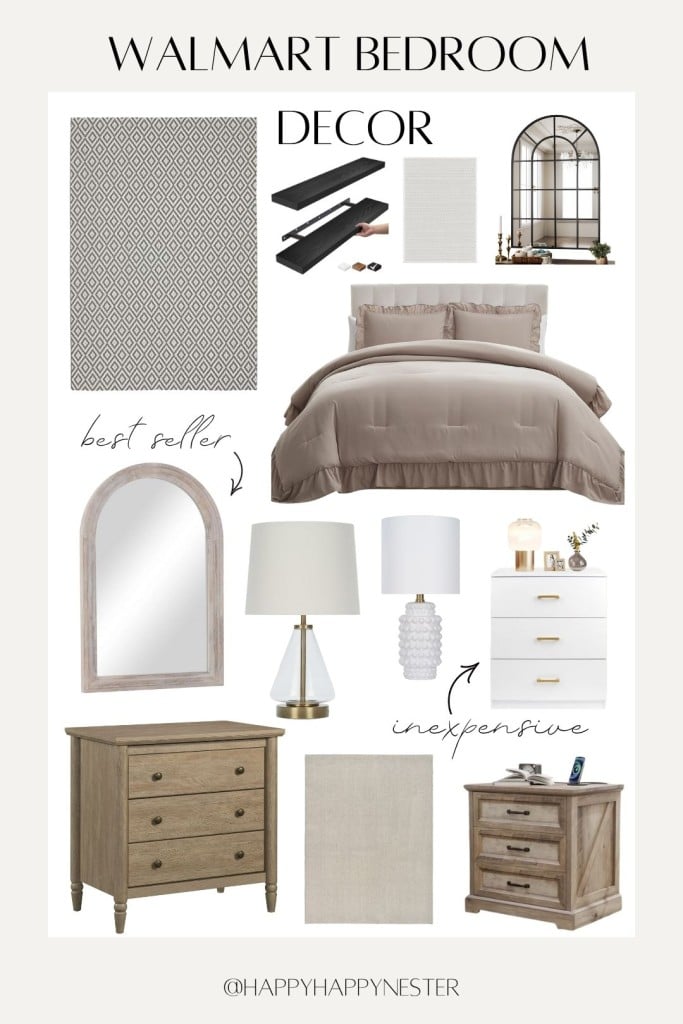 walmart bedroom decor
