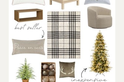 walmart christmas living room decor