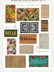 Spring Doormats from Walmart spring doormats from walmart