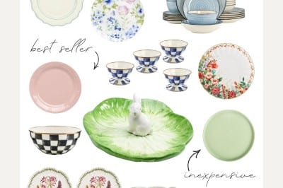 spring plates and dishes from walmart