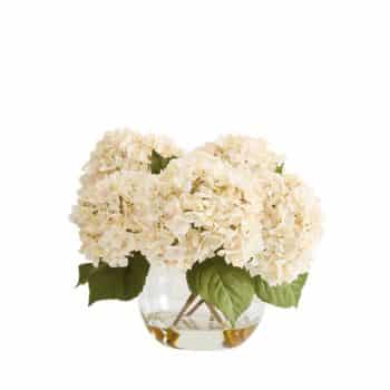 indoor faux flowers from pottery barn